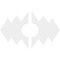 Ekena Millwork Zoe Architectural Grade PVC Ceiling Medallion, 12"W x 8"H x 3"ID x 3 3/4"C x 1"P, Two-Piece CMP12X8ZE2-03000 - alternate 3